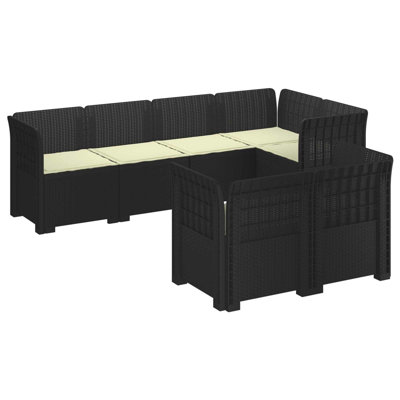 234 cm W Patio Sofa with Cushions