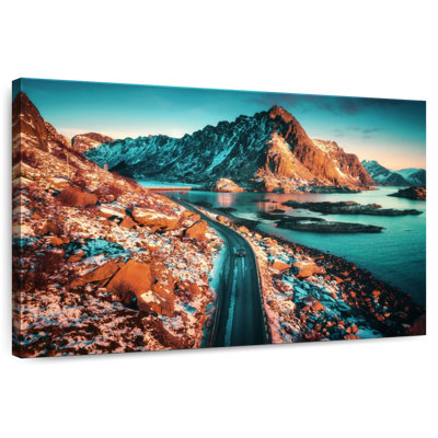 Ravi Lofoten Islands Mountain Road