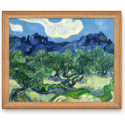 Olive Trees by Vincent Van Gogh. The World Classic Art Reproductions, Giclee Canvas Prints Wall Art for Home Decor
