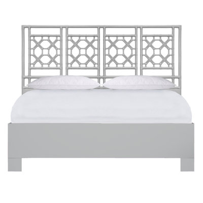 Lattice Back Platform Bed