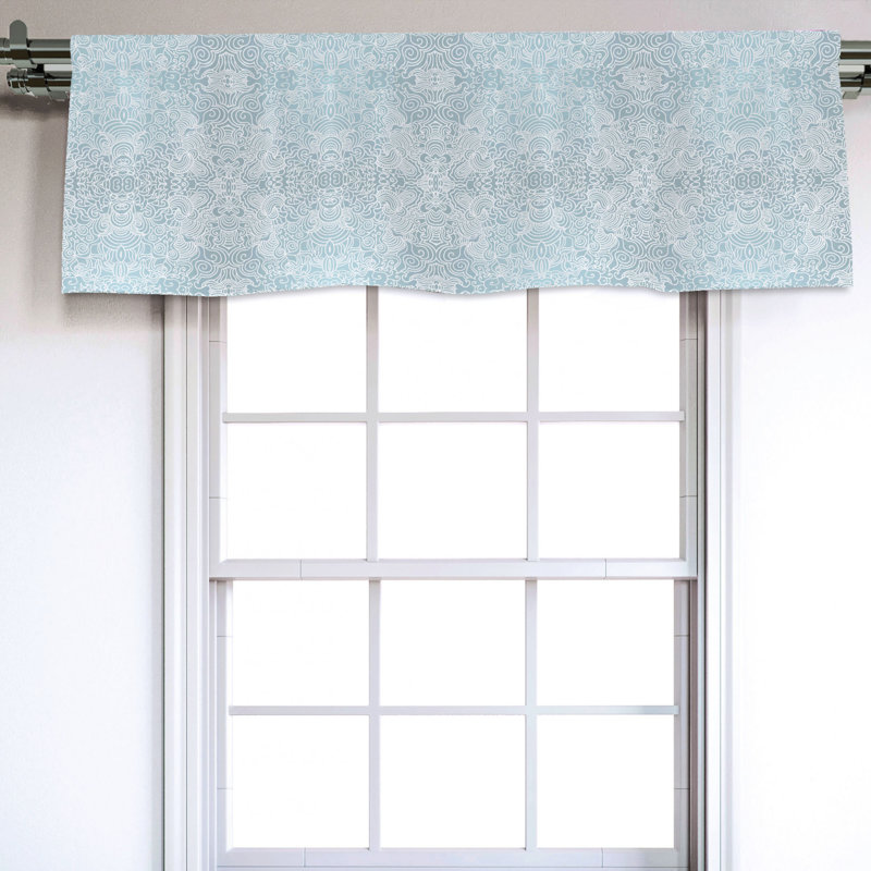 Sateen Ruffled Window Valance