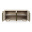 Tiber 74" Oak Veneer Wood Buffet Sideboard In White Wash-1057846334