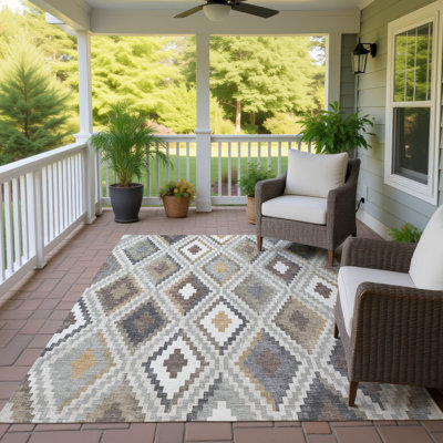Tapis intérieur / extérieur lavable à la machine Aten ACN2331 Diamond