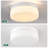 LED Flush Mount Ceiling Light with Glass-163543148