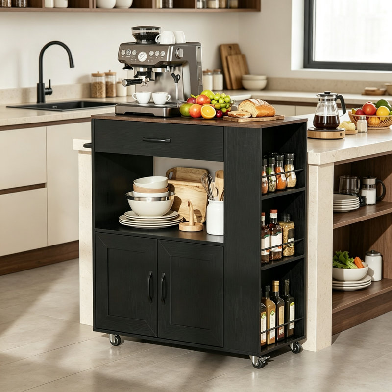 75 cm W Kitchen Island with