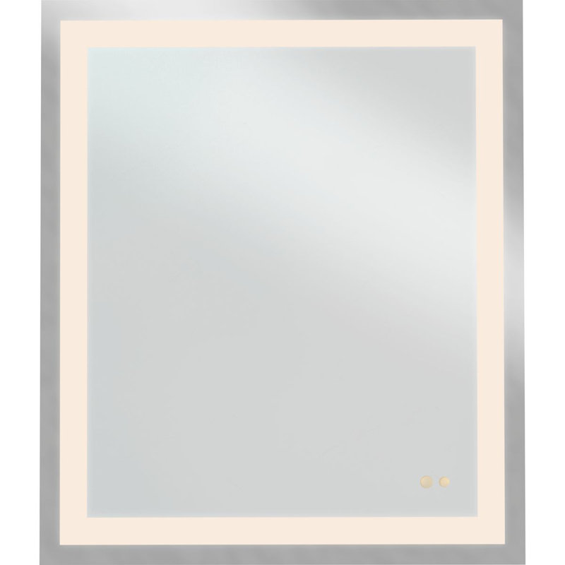72 in. x 36 in. Rectangular Illuminated Integrated LED White Color Selectable Modern Mirror, 42" x 36"