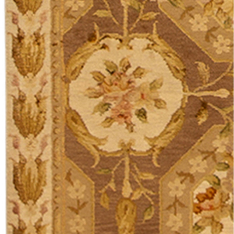 Handmade Silk and Wool Area Rug