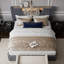 Storage Bed With 3 Drawers, Upholstered Bed Frame With Dual USB Ports & LED Headboard, Grey Velvet-121432296