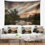Tapisserie paysage coucher de soleil sur les eaux de Rydal-28488013