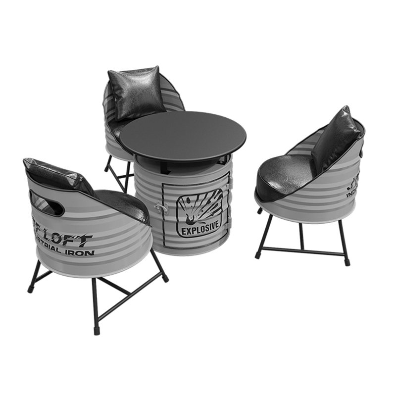 Marshonda Pedestal Dining Set, 4