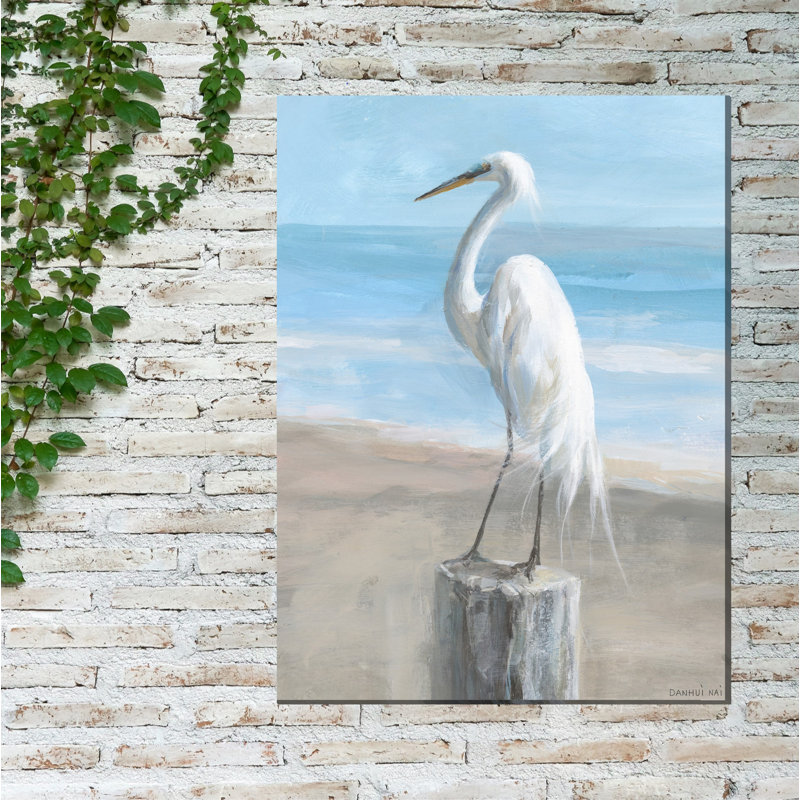 Egret Portrait All Weather Art d'extérieur