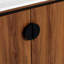 Meuble-lavabo de salle de bain 30 po en céramique, porte, armoire de rangement