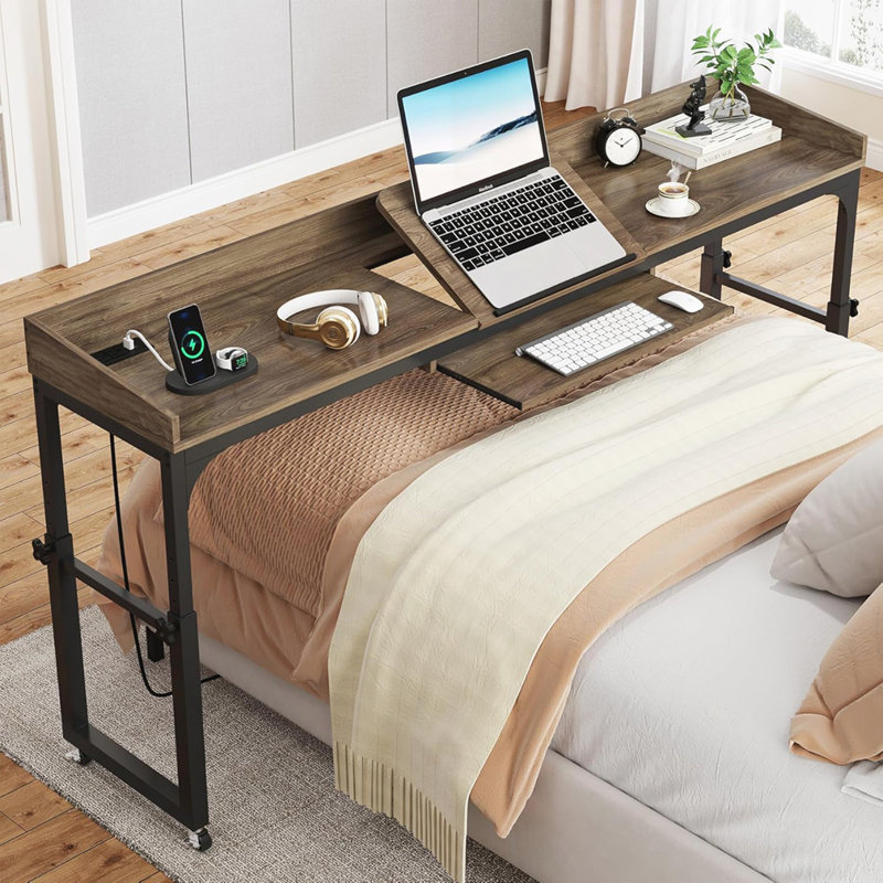 Table de lit réglable en hauteur