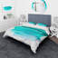 Ensemble de housse de couette à peinture turquoise designart-35228766