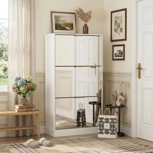 18 Pair Shoe Storage Cabinet