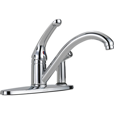 Classic Single Handle Kitchen Faucet with Integral Spray