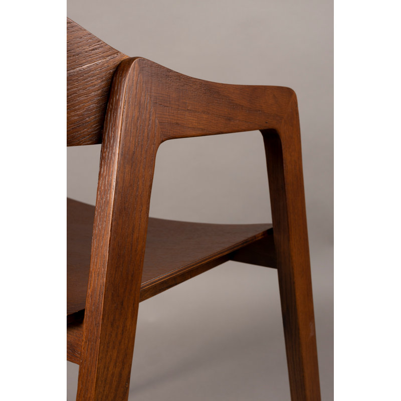 Westlake Solid Wood Arm Chair, Brown