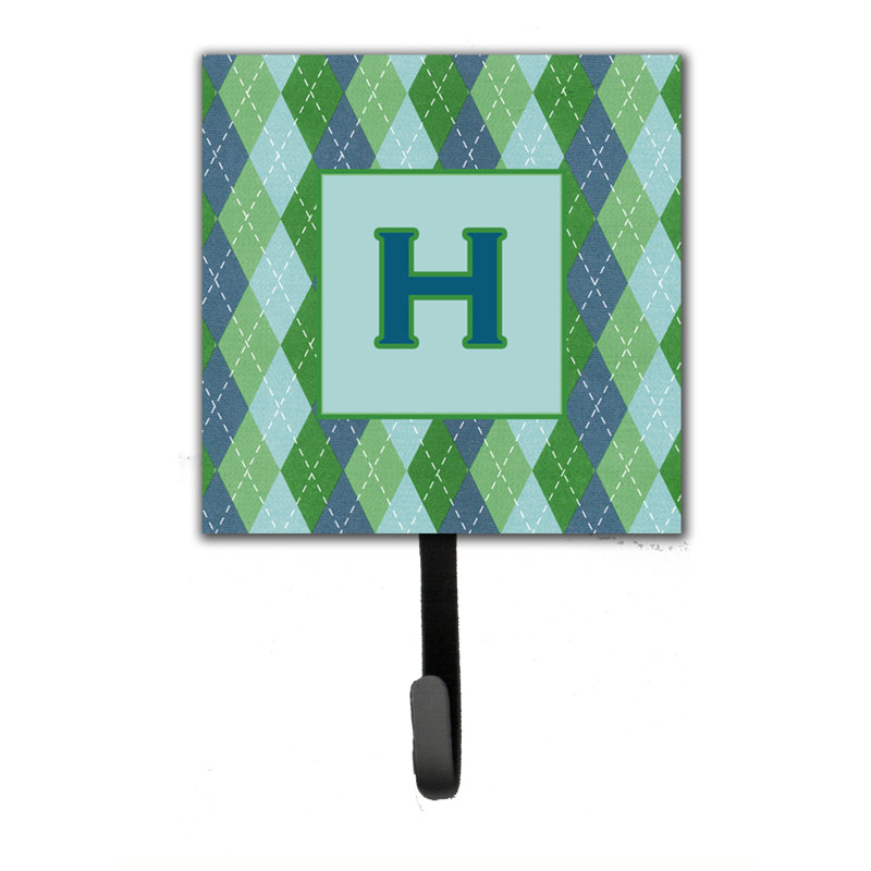 Crochet mural argoyle monogramme, H