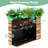 Large Metal Outdoor Planters – Rectangular Planter Box for Indoor Plants and Garden Use, Outdoor Planter Box for Patio, Backyard and Front Porch-469479096-438762007
