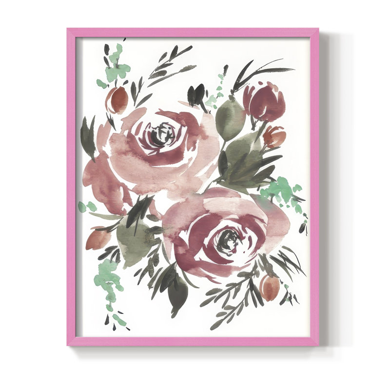 «Lovely Roses II», Rose, H 11 po x l 9 po