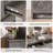 63" Vanity Desk With 5 Drawers, Makeup Table With 3-drawer Cabinet-124883554