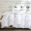 Édredon en duvet d'oie de très grande taille - Housse de couette en duvet d'oie ultra-douce 750