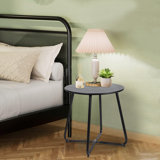 Adelynn Iron Top End Table