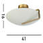 Aijah Glass Flush Mount-719610635