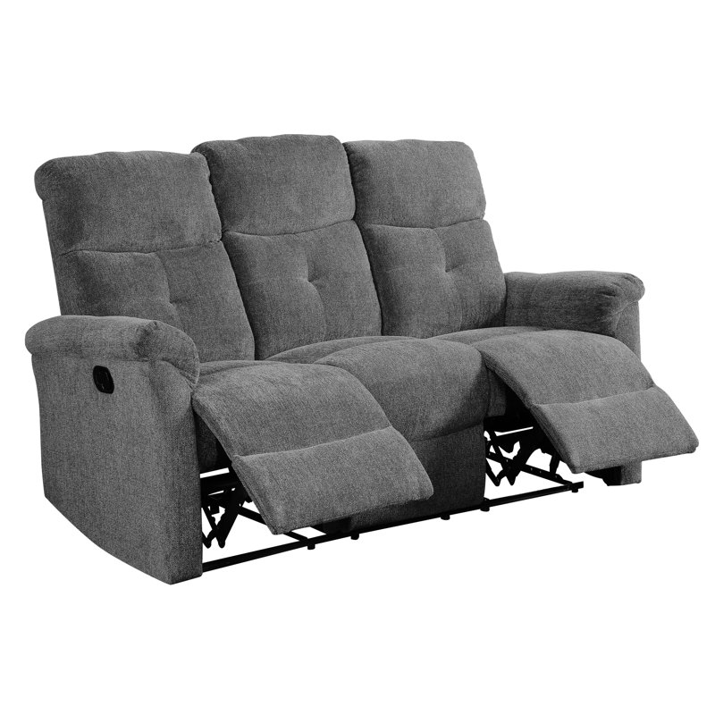 Canapé inclinable en chenille 76 po Violaine