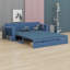 Lit de jour avec bureau amovible, tiroirs de rangement et table d'appoint hydraulique-1336695714-1336695717