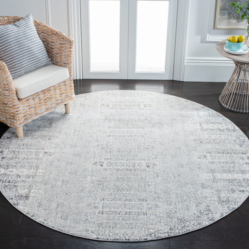 Tapis Martha Stewart Sabrina Performance Southwestern, Rond 6 pi 7 po