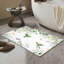 Tapis pour salle de bain Eucalyptus et colibri, antidérapant 20 po x 32 po pour salle de bain et chambre à coucher, tapis décoratif doux pour la nature