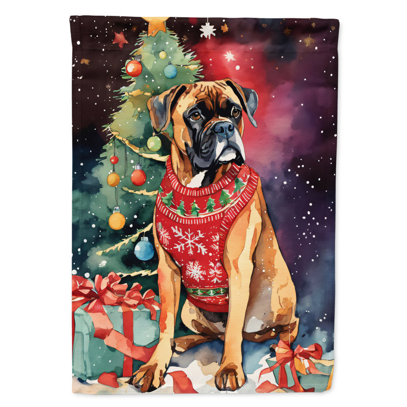 Double Sided Polyester Christmas, 15.5'' H x 11.25'' W