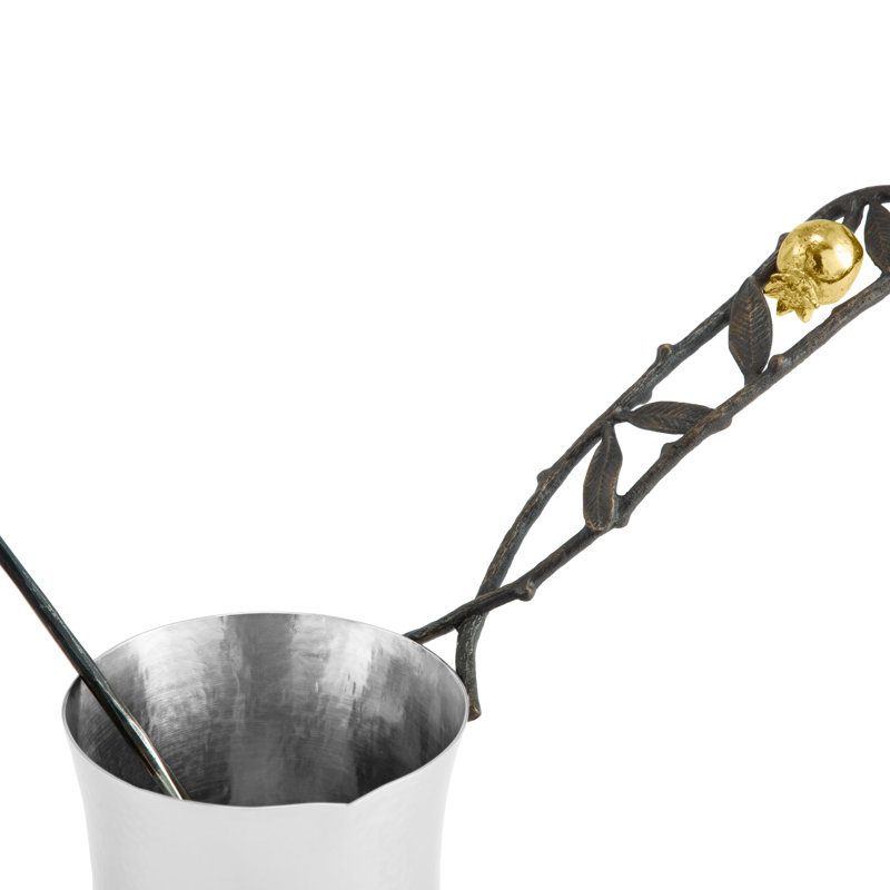 Pomegranate Coffee Pot with Spoon