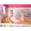Maison de poupée Delta Children Lil Gem - Maison de poupée à 3 étages avec 4 pièces - Comprend 16 accessoires