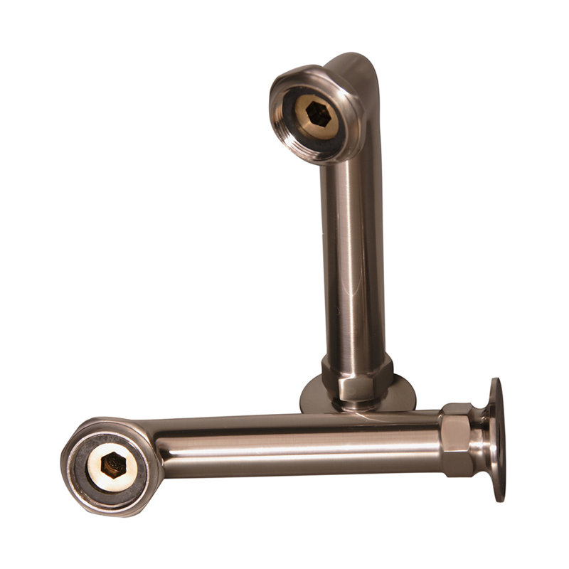 Coudes de robinet, Nickel brossé