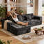 Canapé modulaire de 105 po avec repose-pieds modulaire Cloud-694777389
