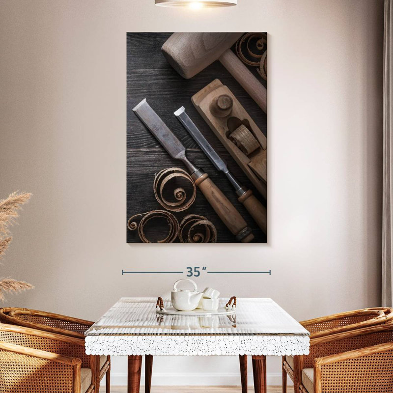 Carpenter Tools, 51" H x 34" W
