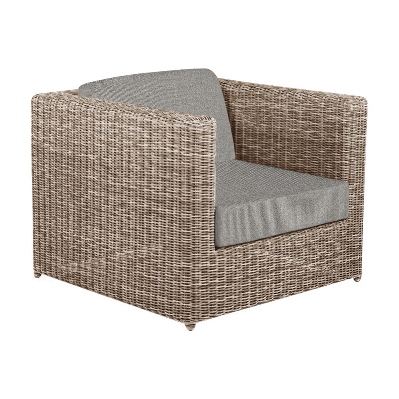 Sag Harbor Outdoor Lounge Chair, Sharkskin, Sag Harbor Oyster