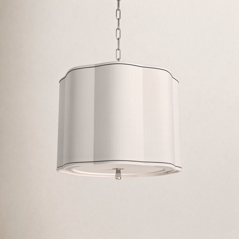 Abercorn 4 - Light Shaded Pendant, Polished Nickel