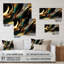 Green And Gold Agate II - Abstract Transitional Acrylic Wall Art Modern-2056001245