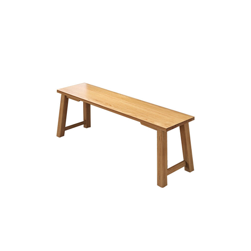 Banc en bois massif Nobuo, H 16,92 po x l 59,05 po x P 14,96 po