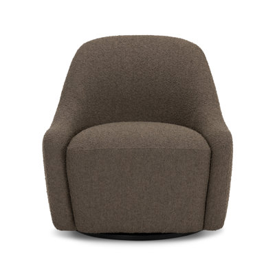 Levi Boucle Swivel Barrel Chair