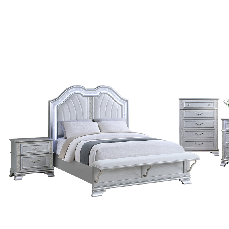 Safdar 3-Pcs Bedroom Set