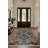 Larissa Collection Digital Print Cotton-Polyester Blend Rug – Teal-1018730596
