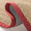 Tapis en lattes de bambou / brun / brun clair / rouge-374585668