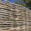 Aagna Contemporary Split Hazel Hurdle Fence Panel-2097443429