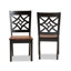 Chaise d'appoint en bois massif Annorah-749472366