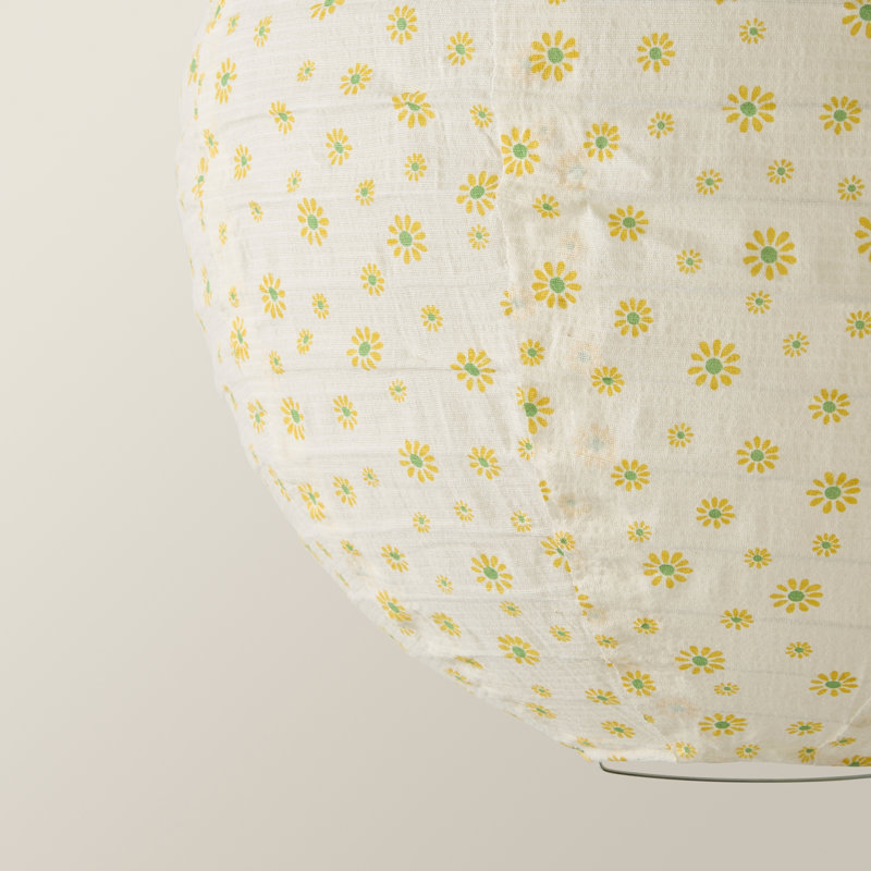 30 cm H Globe Fabric Pendant Shade ( Slip-On ) in Cream