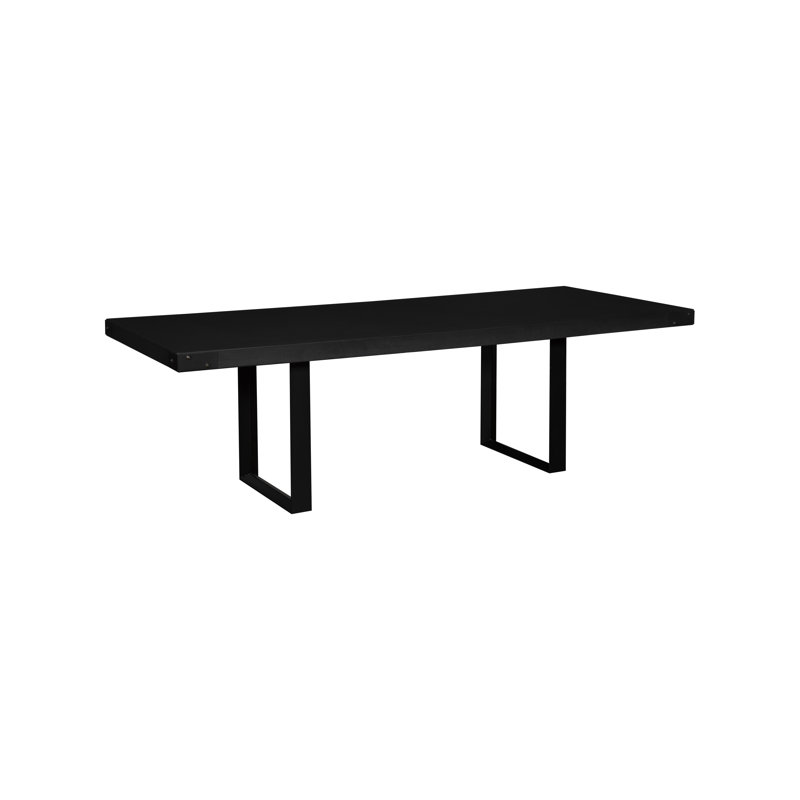 Industrial Concrete Dining Table, 40" W x 96" L